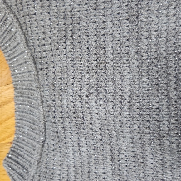 Women's XS Cropped Sparkle Sweater, Like New - Picture 4 of 4